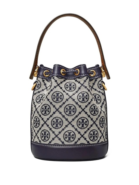 Tory Burch T Monogram bucket bag - Blue - zdjęcie produktu nr 1