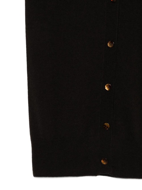 Alysi button-front vest - Brown - zdjęcie produktu nr 2