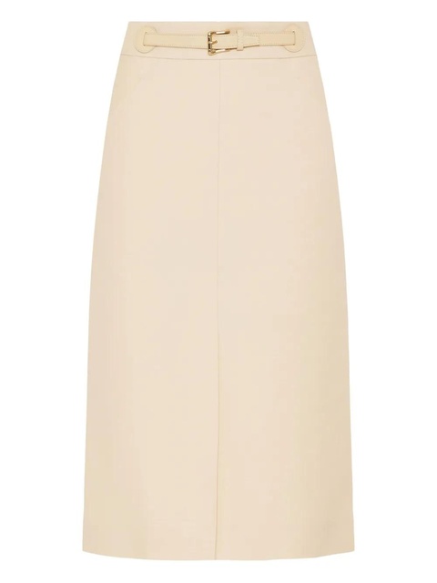 Valentino Garavani belted skirt - Neutrals - zdjęcie produktu nr 1