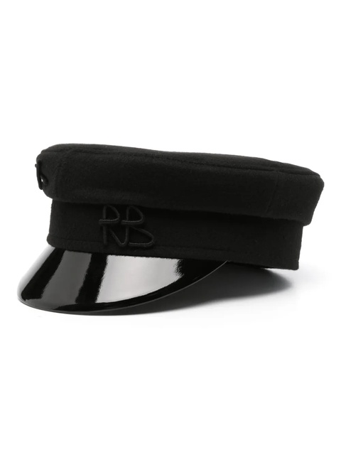 Ruslan Baginskiy wool baker boy cap - Black - zdjęcie produktu nr 1