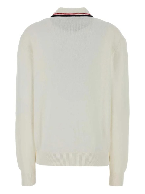 Miu Miu zip-up cardigan - White - zdjęcie produktu nr 2