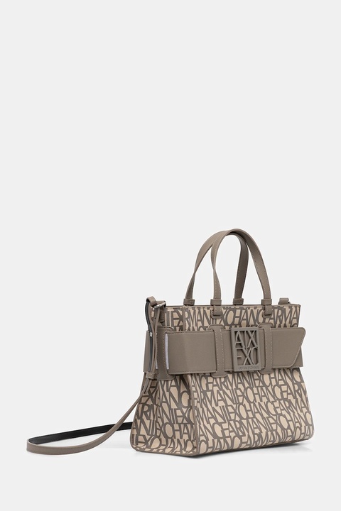 Armani Exchange torebka kolor beżowy 942689 3F742 - zdjęcie produktu nr 2
