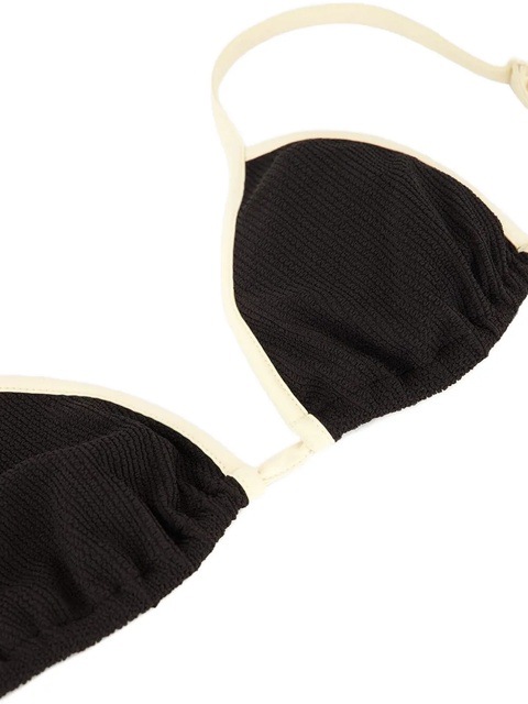Johanna Ortiz Playa del Rio triangle bikini top - Black - zdjęcie produktu nr 2