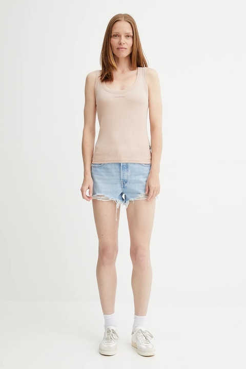 G-Star Raw top damski kolor pomarańczowy D26065-D253 - zdjęcie produktu nr 2
