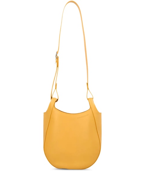 Longchamp small Le Foulonné leather shoulder bag - Brown - zdjęcie produktu nr 1
