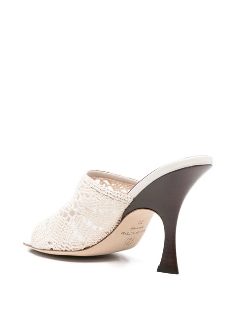 Magda Butrym 100mm crochet thong heeled sandals - Neutrals - zdjęcie produktu nr 2