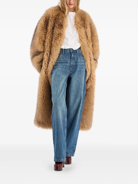 ROTATE BIRGER CHRISTENSEN long coat - 1753 - NOUGAT - zdjęcie produktu nr 2
