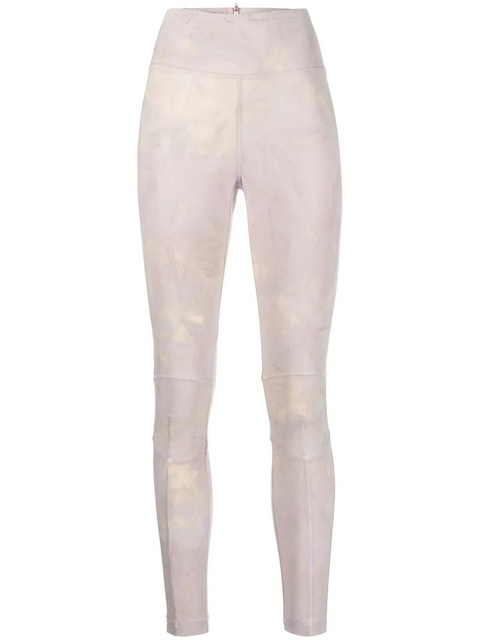 Moncler Grenoble abstract pattern leggings - Neutrals - zdjęcie produktu nr 1