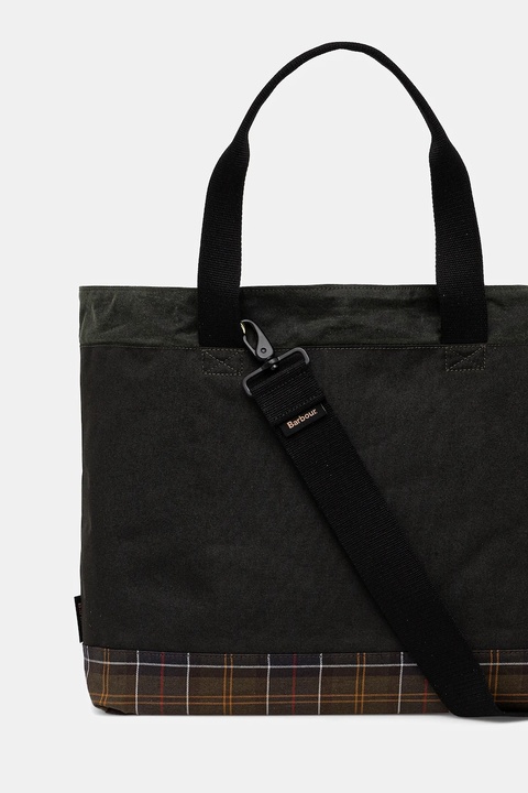 Barbour torba Field Wax kolor zielony UBA0750 - zdjęcie produktu nr 2