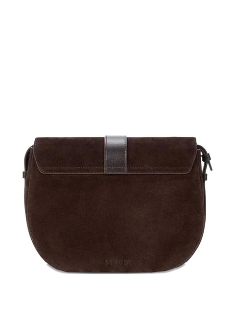 STAUD Bella Saddle suede cross body bag - Brown - zdjęcie produktu nr 1