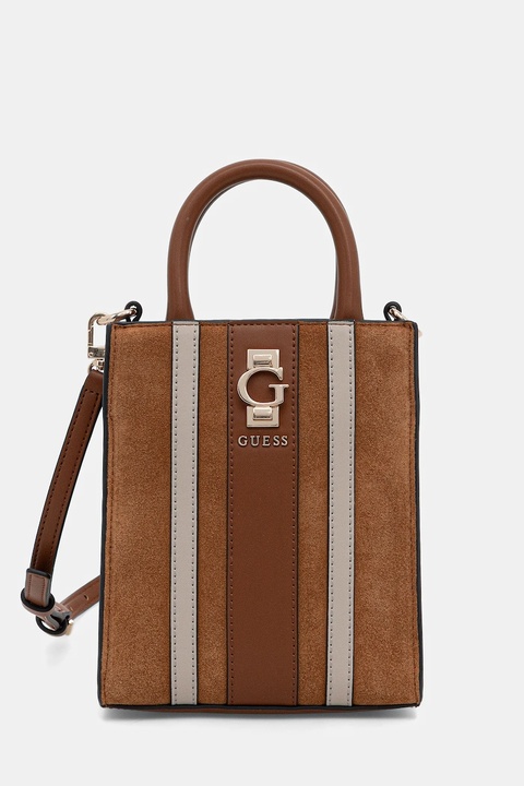 Guess torebka skórzana ERENIA kolor brązowy HWSB78 38750 - zdjęcie produktu nr 1