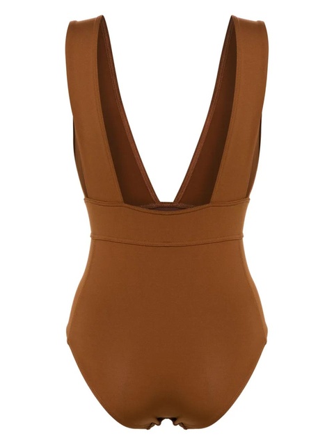 ERES Pigment V-neck swimsuit - Brown - zdjęcie produktu nr 2