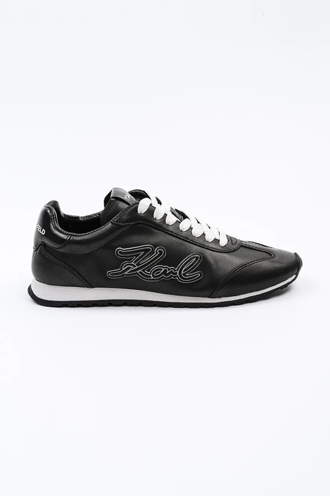 Karl Lagerfeld sneakersy skórzane VENUS kolor czarny KL65911A - zdjęcie produktu nr 1