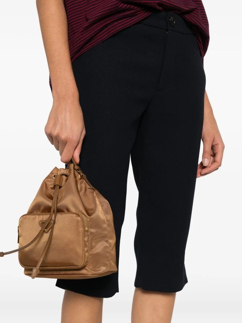 Prada drawstring pocket satchel - Brown - zdjęcie produktu nr 2