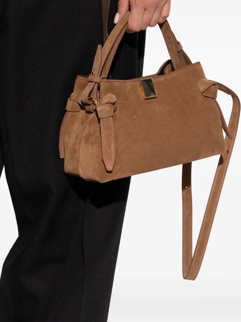 Yuzefi Gyoza suede cross body bag - Brown - zdjęcie produktu nr 2