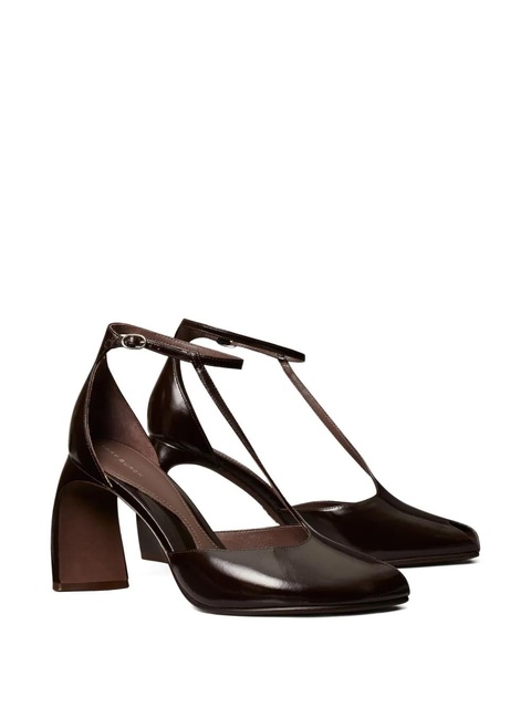 Tory Burch 90mm peep-toe T-strap sandals - Brown - zdjęcie produktu nr 2