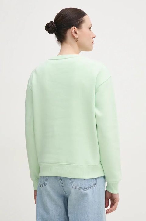 Tommy Hilfiger bluza damska kolor zielony z nadrukiem WW0WW39791 - zdjęcie produktu nr 2