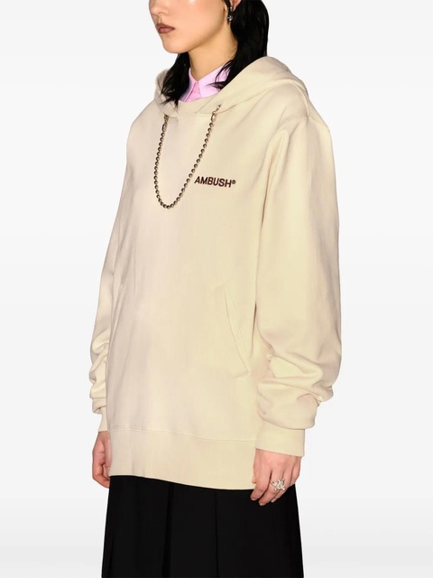 AMBUSH ball chain-detail hoodie - Neutrals - zdjęcie produktu nr 2