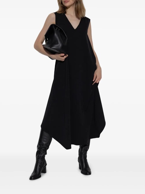 Sportmax V-neck sleeveless dress - Black - zdjęcie produktu nr 1