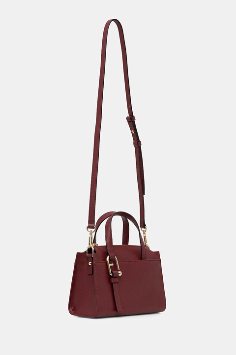 Furla torebka skórzana kolor bordowy WB01337.BX2045.0053S - zdjęcie produktu nr 2