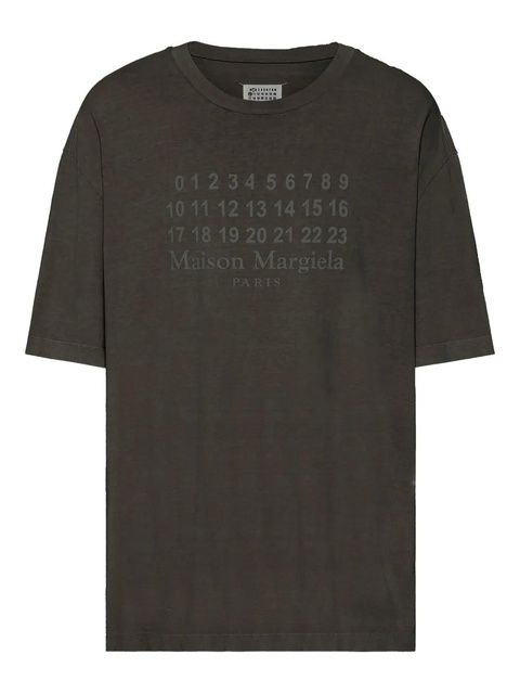 Maison Margiela print T-shirt - Grey - zdjęcie produktu nr 1