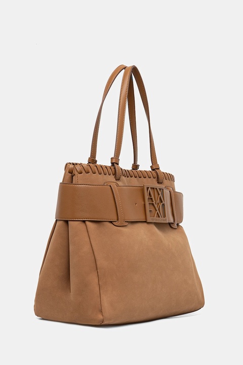Armani Exchange torebka kolor brązowy XW000284 AF12574 - zdjęcie produktu nr 2