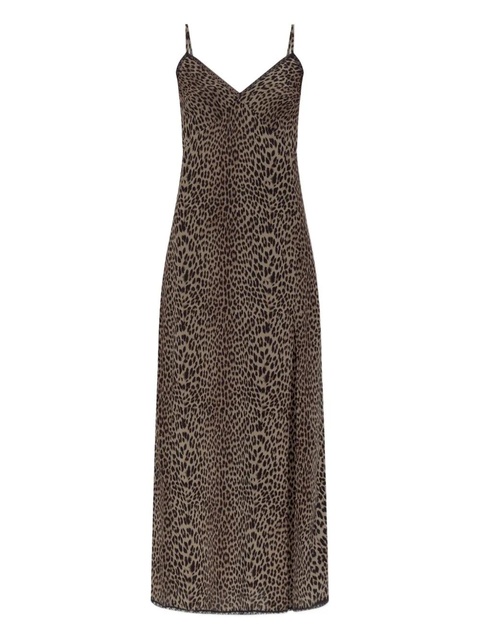 Zadig&Voltaire leopard-print slip dress - Brown - zdjęcie produktu nr 1