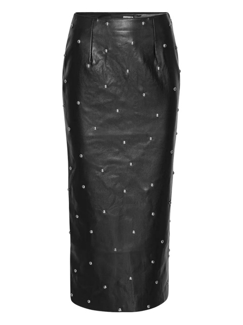 ROTATE BIRGER CHRISTENSEN studded midi pencil skirt - Black - zdjęcie produktu nr 1