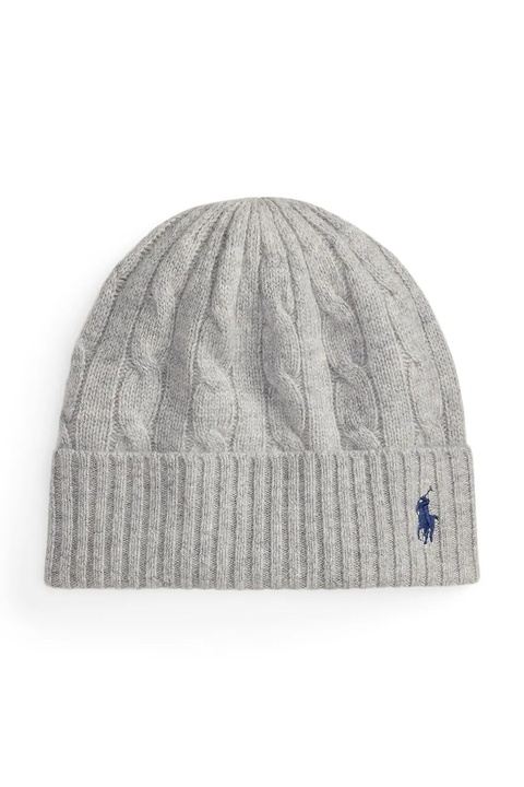 Polo Ralph Lauren czapka wełniana kolor szary 455981442 - zdjęcie produktu nr 1