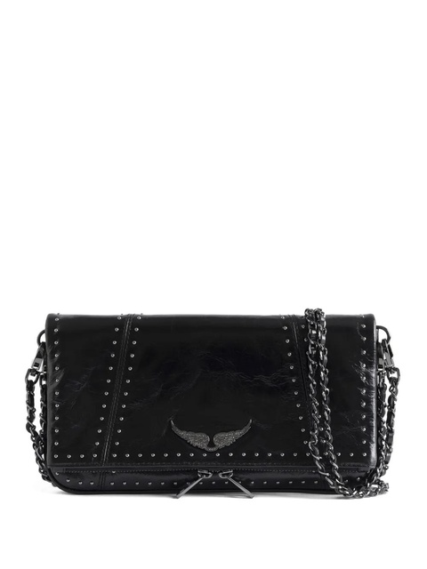 Zadig&Voltaire Rock Vintage studs wings clutch bag - Black - zdjęcie produktu nr 1