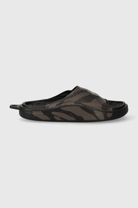 adidas by Stella McCartney klapki Slide damskie kolor czarny na platformie IF6066 - zdjęcie produktu nr 1