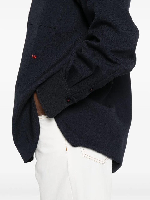 Victoria Beckham jersey shirt - Blue - zdjęcie produktu nr 1