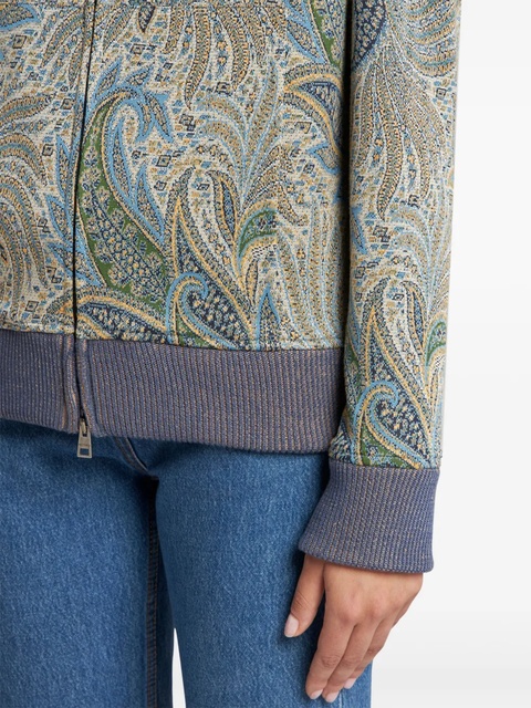 ETRO paisley-print hoodie - Blue - zdjęcie produktu nr 2