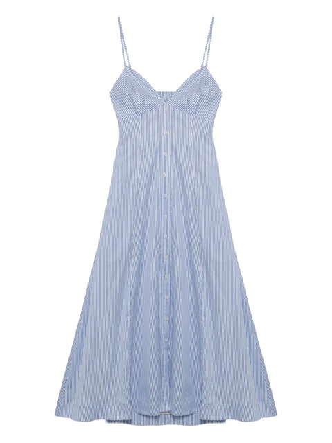 Simkhai Honor button-front midi dress - Blue - zdjęcie produktu nr 1