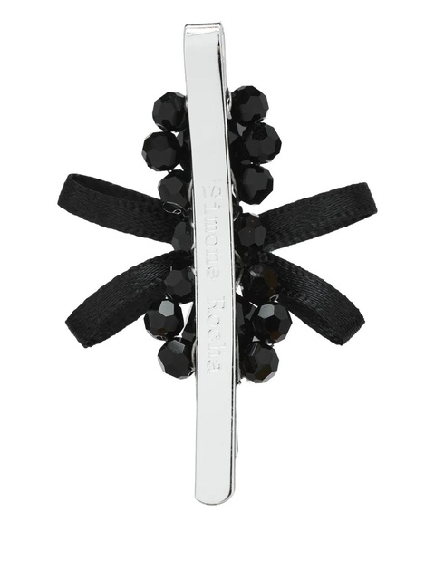 Simone Rocha beaded bow hair accessory - Black - zdjęcie produktu nr 2