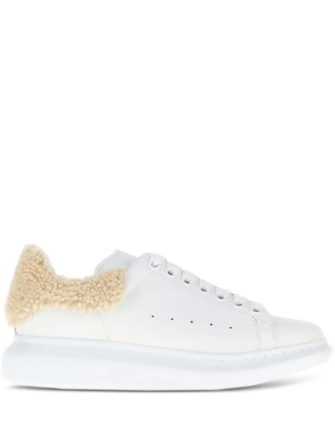 Alexander McQueen Oversized leather sneakers - White - zdjęcie produktu nr 1