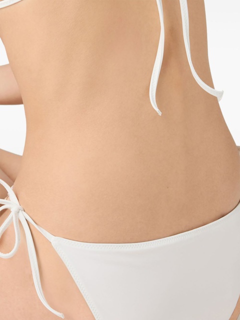 Miu Miu jersey bikini bottoms - White - zdjęcie produktu nr 2