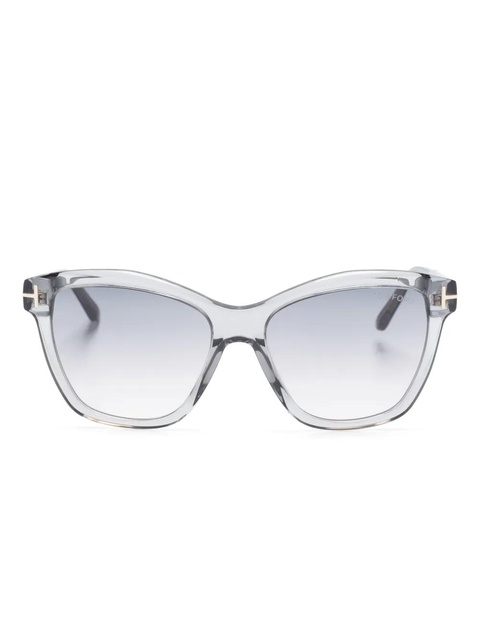 TOM FORD Eyewear Lucia wayfarer-frame sunglasses - Grey - zdjęcie produktu nr 1