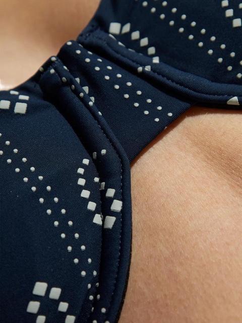 Tory Burch printed bikini top - Blue - zdjęcie produktu nr 1