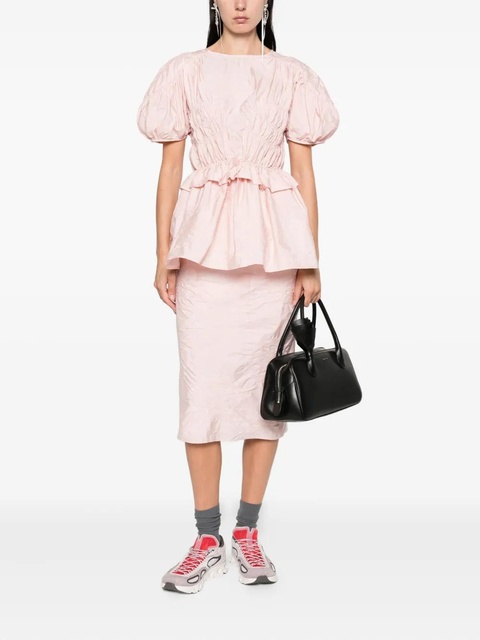 Cecilie Bahnsen pleated midi skirt - Pink - zdjęcie produktu nr 1