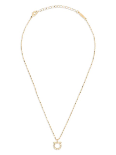 Ferragamo Gancini crystals necklace - Metallic - zdjęcie produktu nr 1