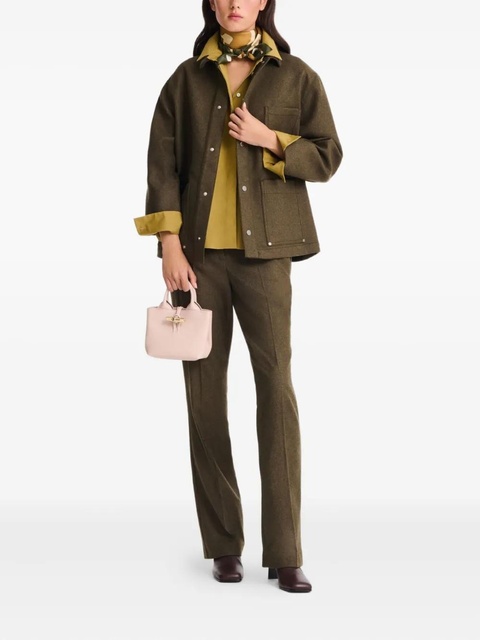 Longchamp Le Roseau leather mini bag - Pink - zdjęcie produktu nr 2