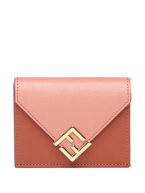 FENDI logo-plaque wallet - Pink - zdjęcie produktu nr 1