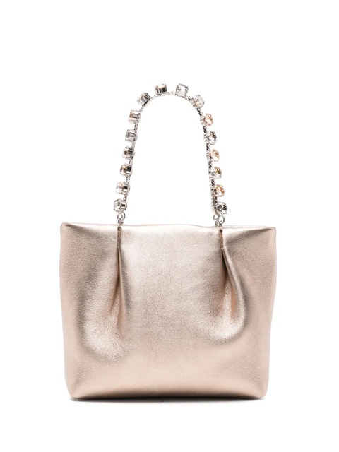 Aquazzura mini Galactic leather tote bag - Gold - zdjęcie produktu nr 1