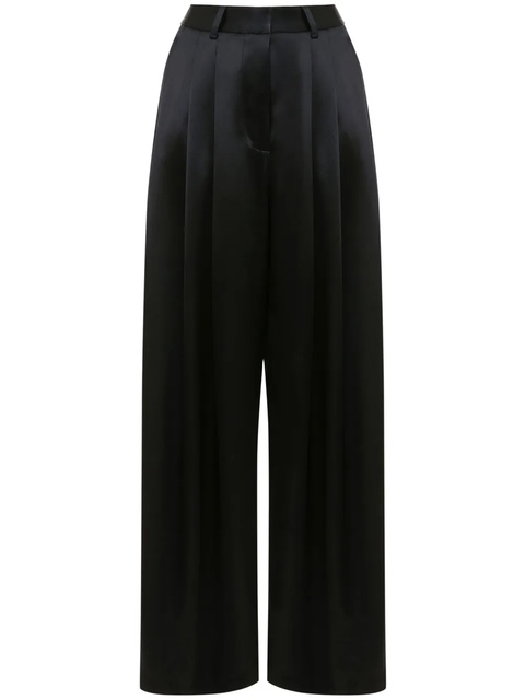 JW Anderson high-rise wide-leg trousers - Black - zdjęcie produktu nr 1