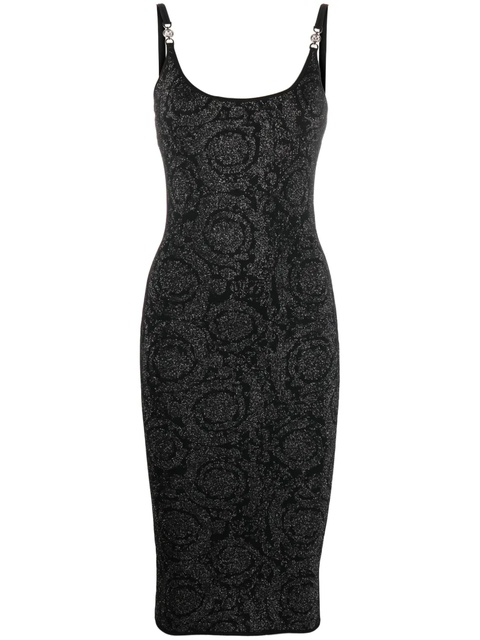 Versace Barocco knitted lurex dress - Black - zdjęcie produktu nr 1