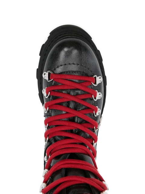 GANNI lace-up lug-sole boots - Brown - zdjęcie produktu nr 2
