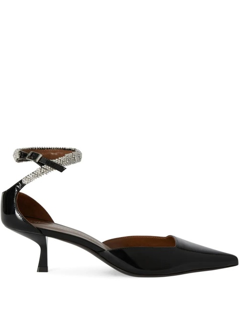 Giuseppe Zanotti 50mm ELENIE crystal-embellished pumps - Black - zdjęcie produktu nr 1