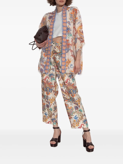 ETRO paisley-print trousers - Neutrals - zdjęcie produktu nr 2