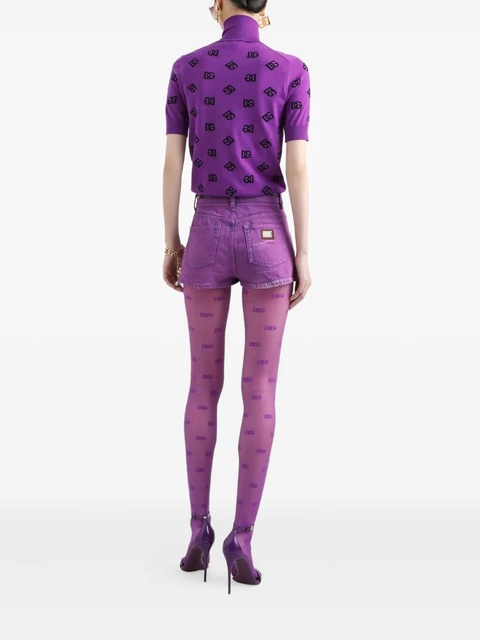 Dolce & Gabbana cotton shorts - Purple - zdjęcie produktu nr 2